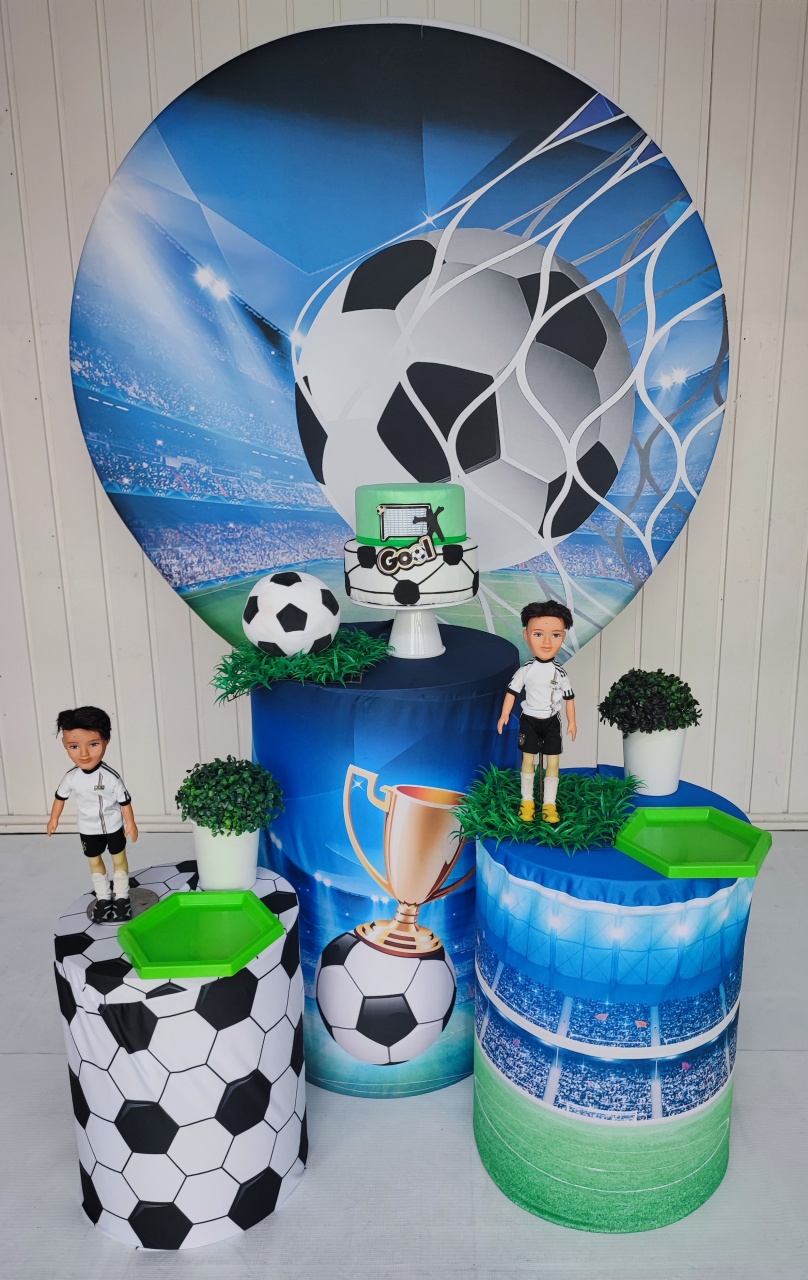 Kit Futebol Estádio - Opção 2 - Elisete Festas Kit Pegue e Monte