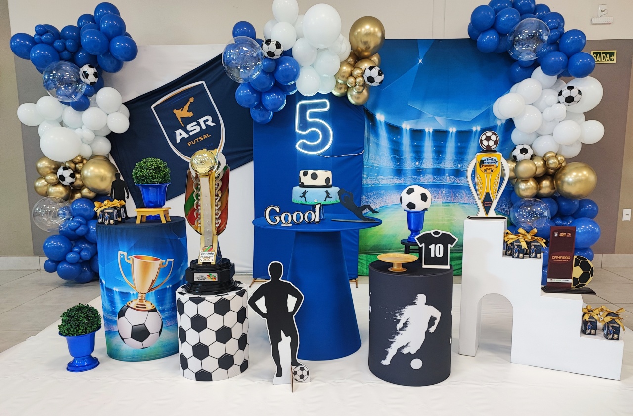 Montagem Futebol Asr - Elisete Festas Kit Pegue e Monte