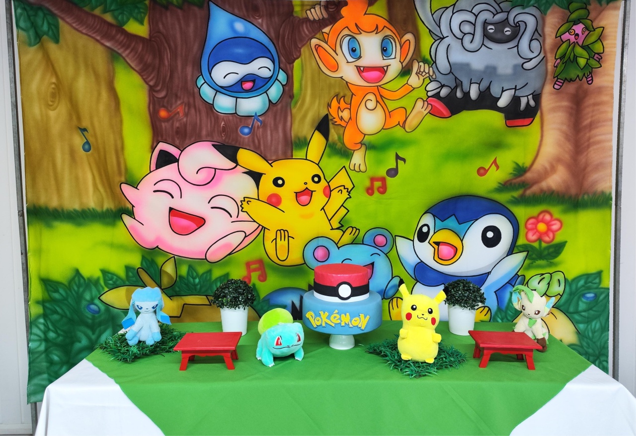 Kit Pokémon Retangular  - Elisete Festas Kit Pegue e Monte
