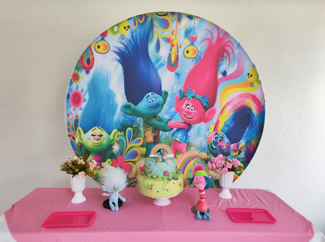 Kit Trolls 2 Opção 1 - Elisete Festas Kit Pegue e Monte