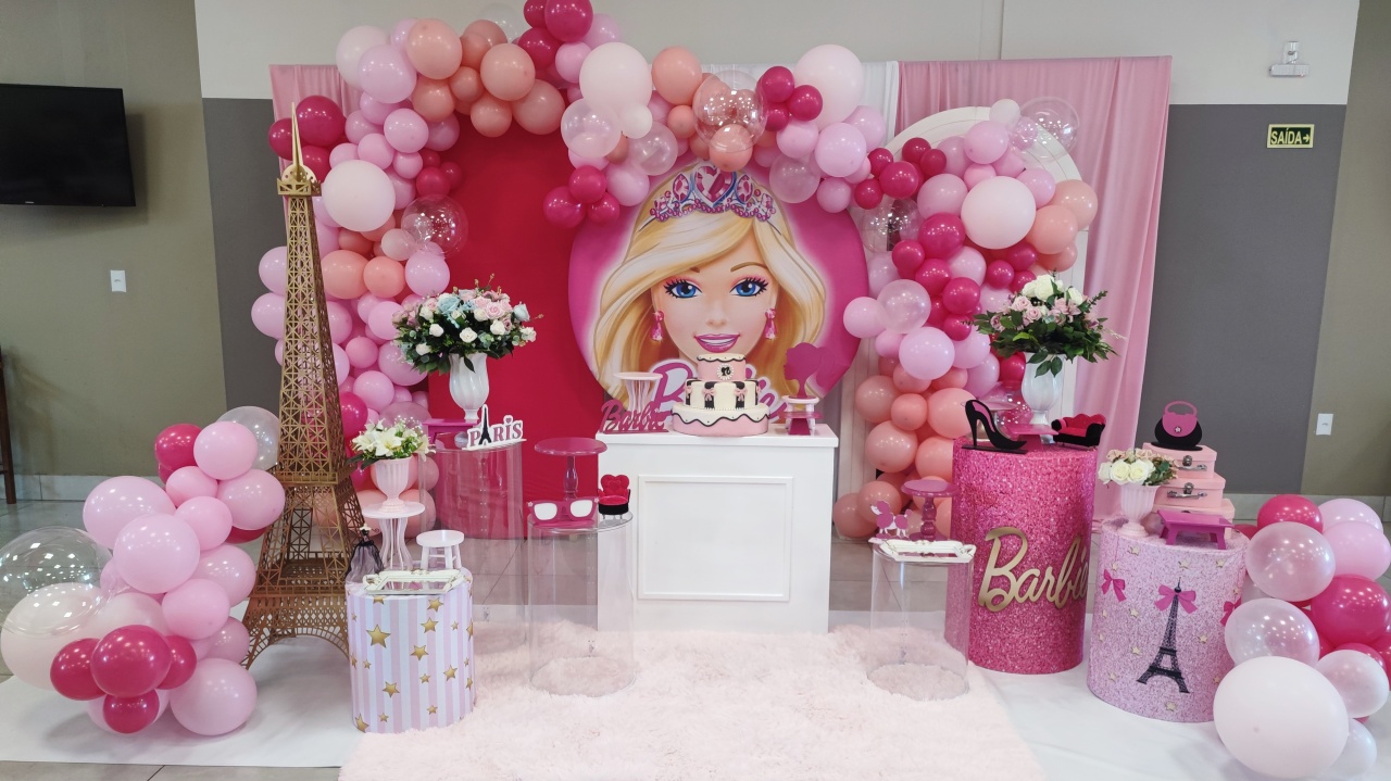 Montagem Barbie 4 - Elisete Festas Kit Pegue e Monte