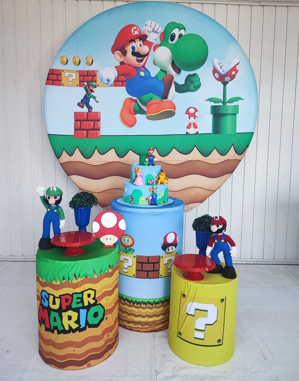 Kit Super Mario Opção 2 - Elisete Festas Kit Pegue e Monte