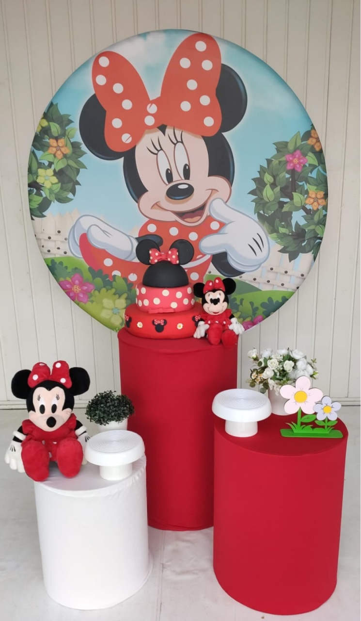 Kit Mine Vermelha Jardim  Opçao 2 - Elisete Festas Kit Pegue e Monte