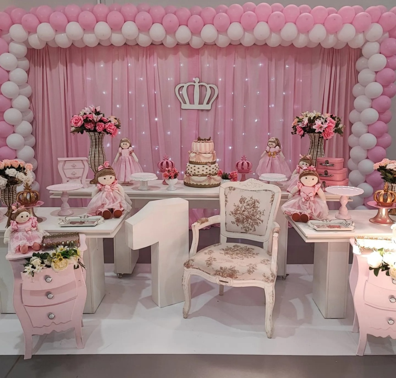 Montagem Boneca Princesa ( Coroa) - Elisete Festas Kit Pegue e Monte