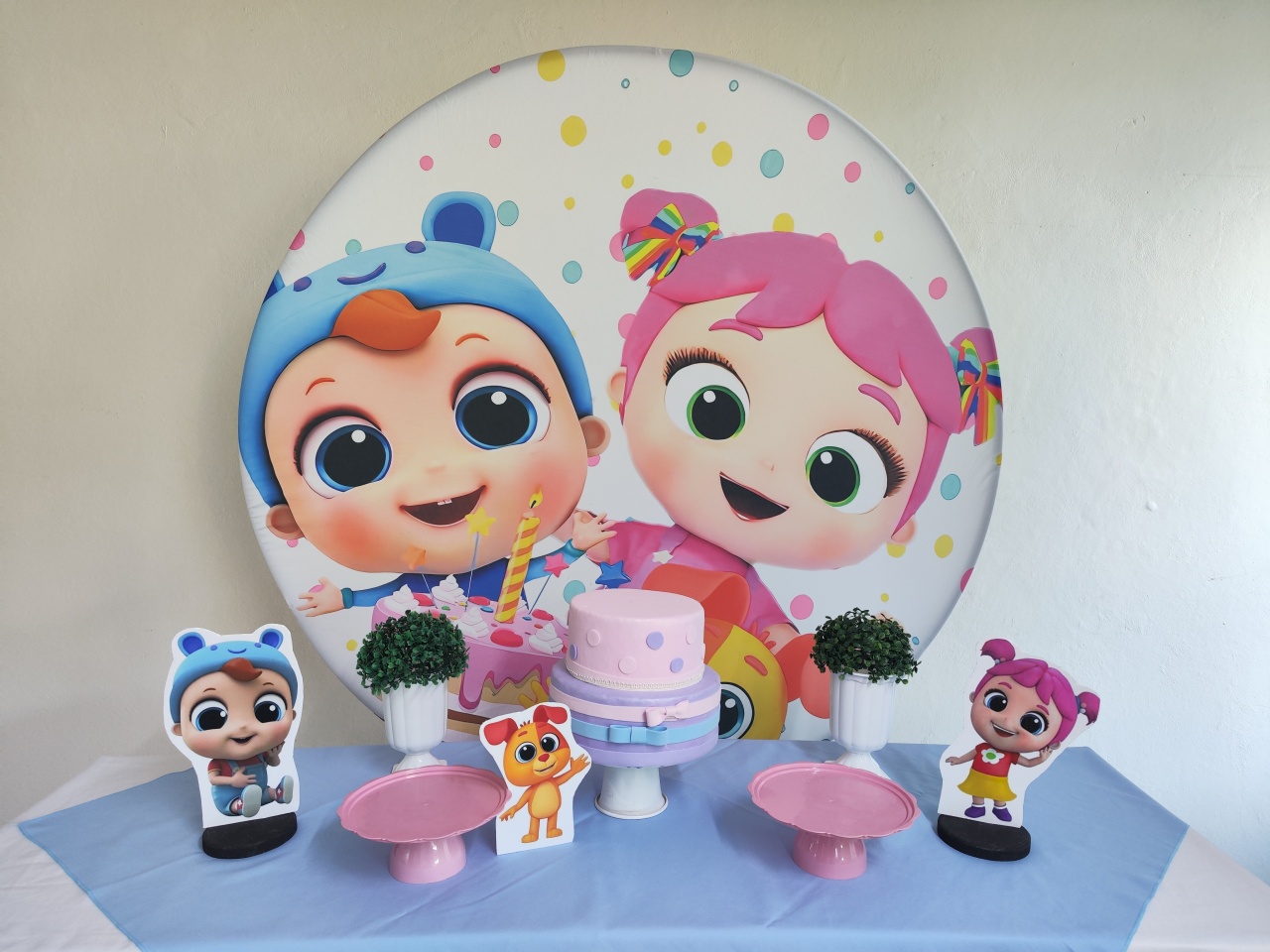 Kit Lettle Angel Opção 1 - Elisete Festas Kit Pegue e Monte