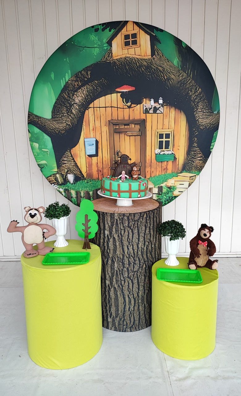 Kit Urso ( Masha E Urso) Opçao 2 - Elisete Festas Kit Pegue e Monte