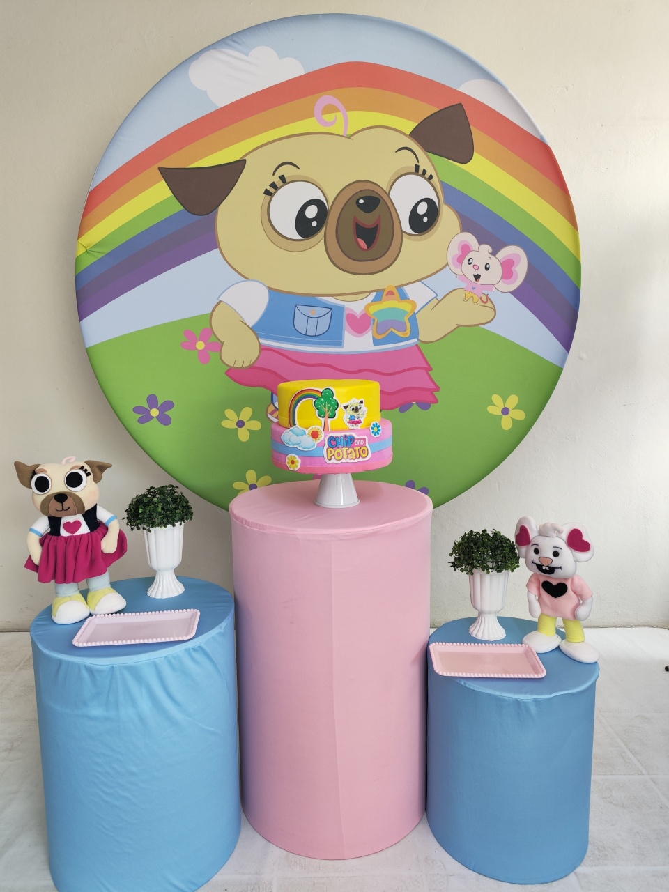 Kit Chipeto E Potato Opção 2 - Elisete Festas Kit Pegue e Monte