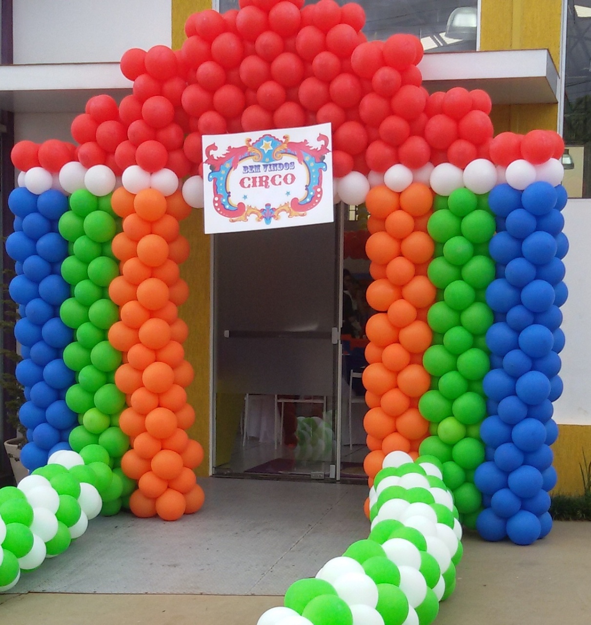 Entrada Tema Circo  - Elisete Festas Kit Pegue e Monte
