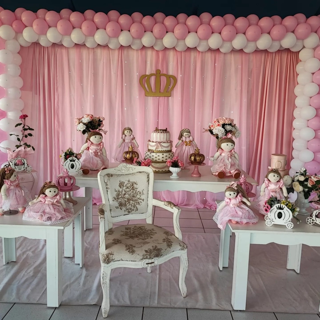 Montagem Boneca Princesa ( Coroa) - Elisete Festas Kit Pegue e Monte