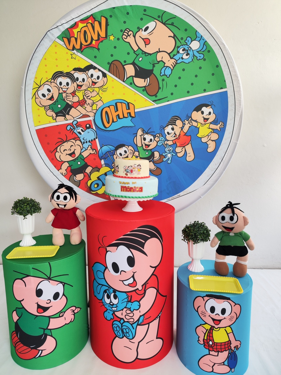 Kit Turma da Monica 2 Opção 2 - Elisete Festas Kit Pegue e Monte