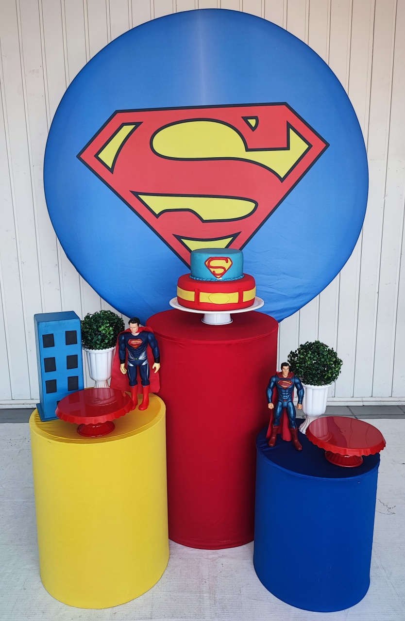 Kit Super Homem Opçao 2 - Elisete Festas Kit Pegue e Monte