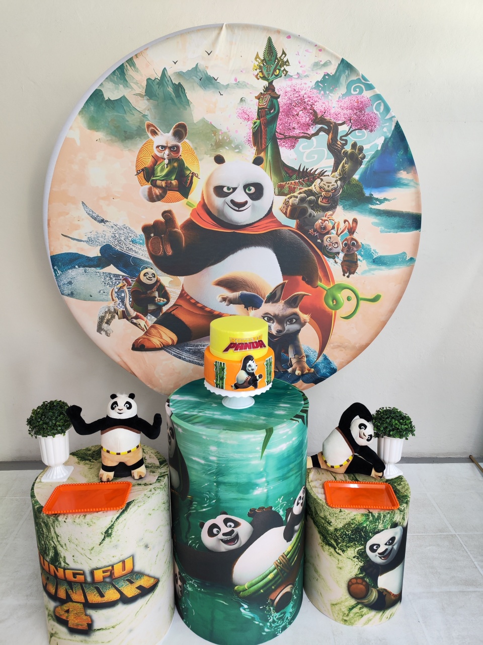 Kit Kung Fu Panda Opção 2 - Elisete Festas Kit Pegue e Monte
