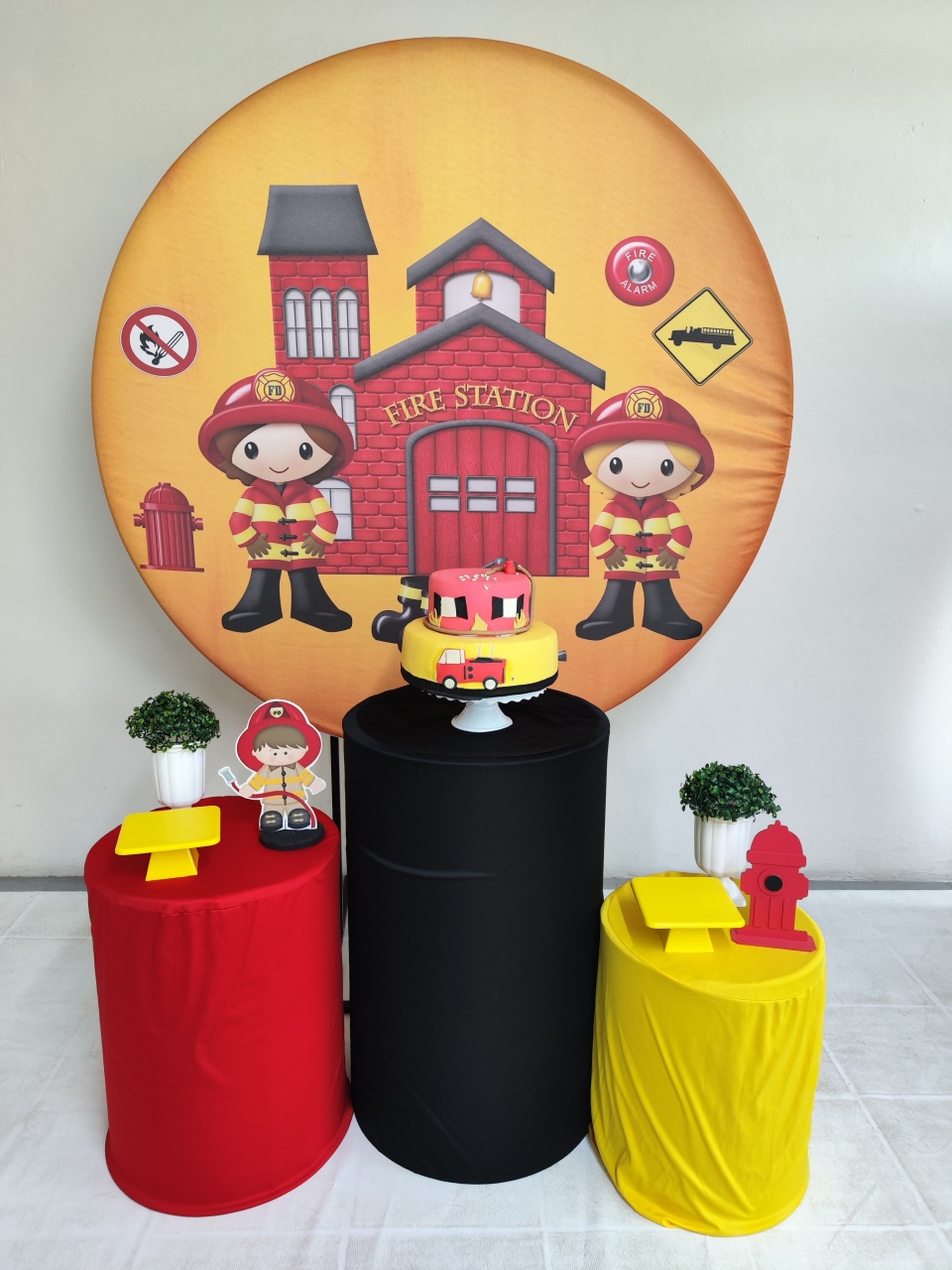 Kit Bombeiros ( Opçao 2) - Elisete Festas Kit Pegue e Monte
