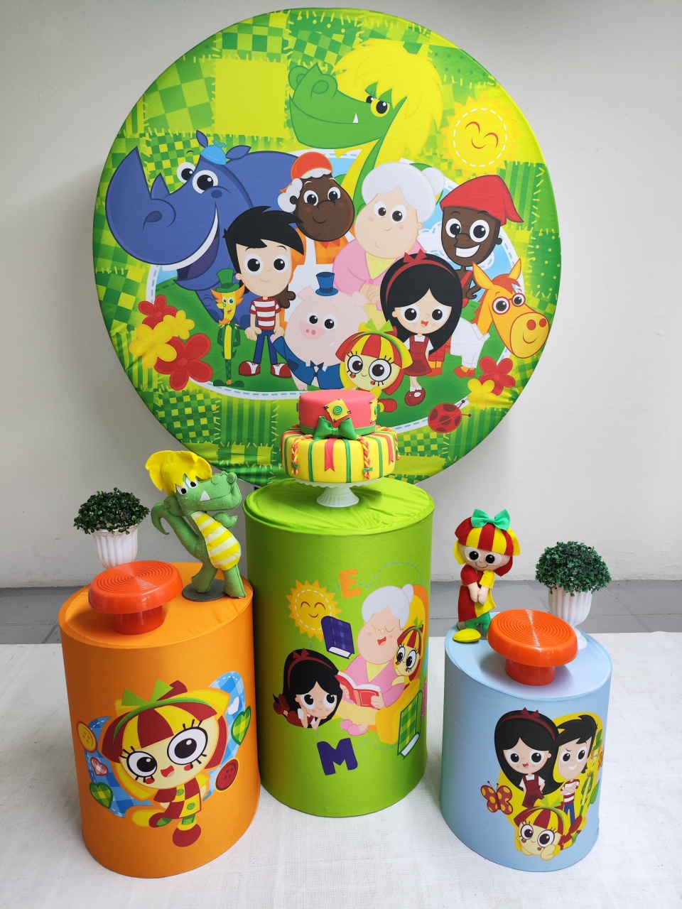 Kit Sítio Pica Pau Amarelo Opção 2 - Elisete Festas Kit Pegue e Monte