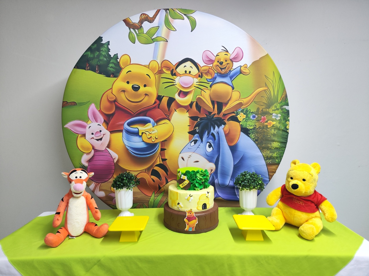 Kit Ursinho Pooh Opção 1 - Elisete Festas Kit Pegue e Monte