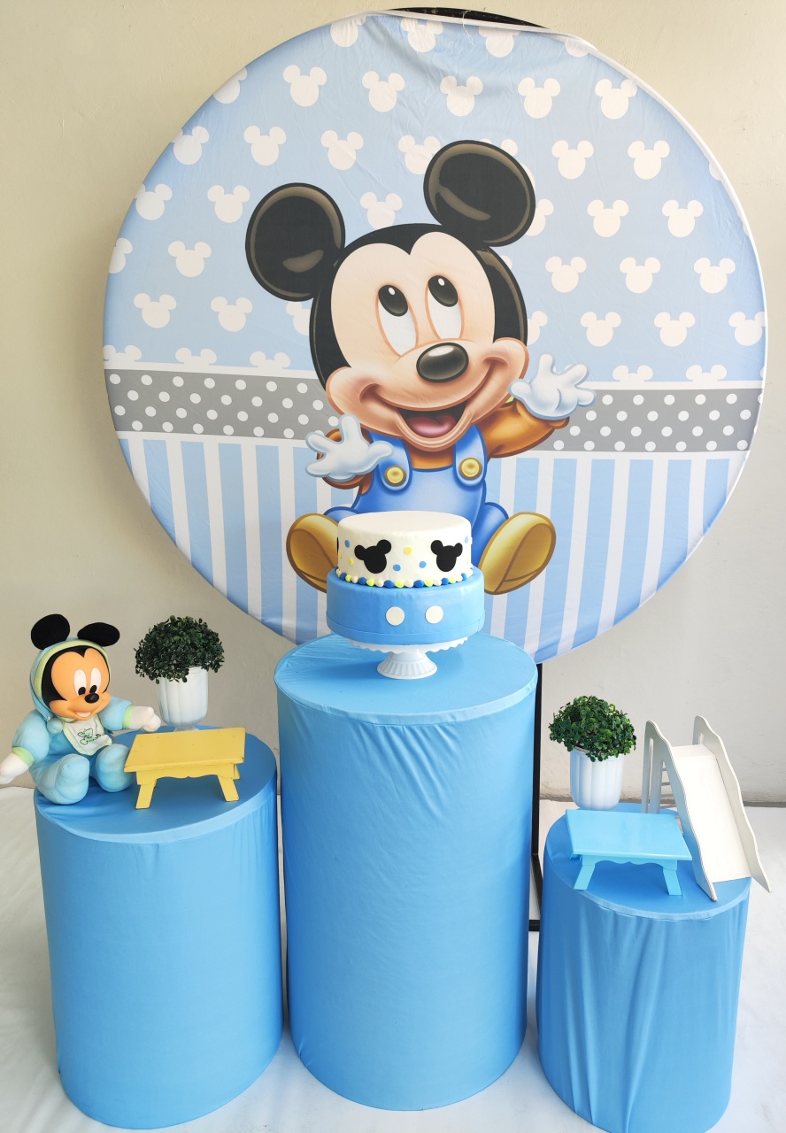 Kit Mickey Baby Opçao 2 - Elisete Festas Kit Pegue e Monte