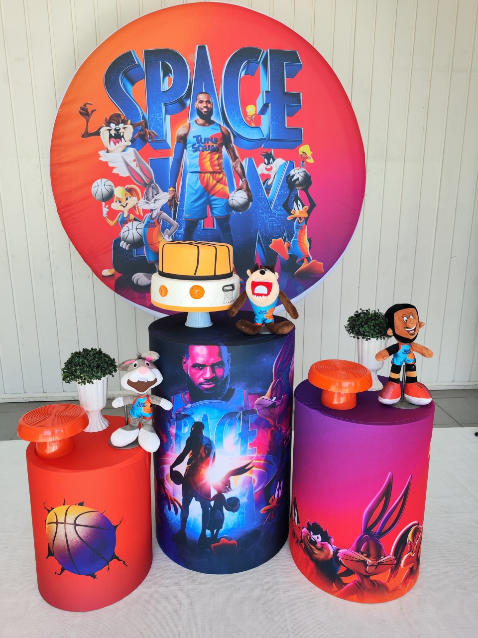 Kit Space Jam Opção 2 - Elisete Festas Kit Pegue e Monte
