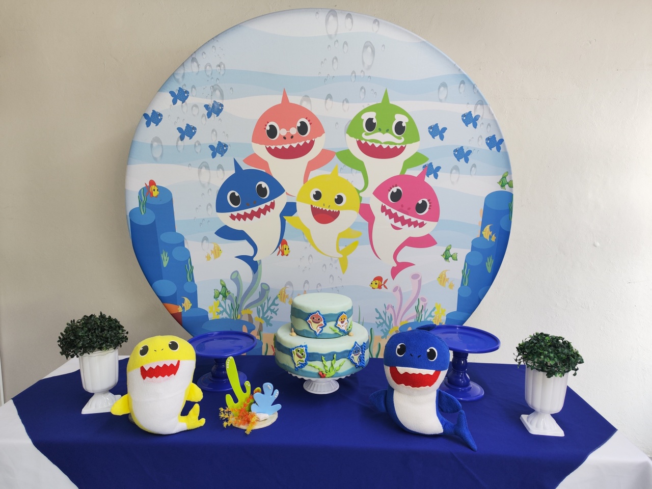 Kit Baby Shark Opção 1 - Elisete Festas Kit Pegue e Monte