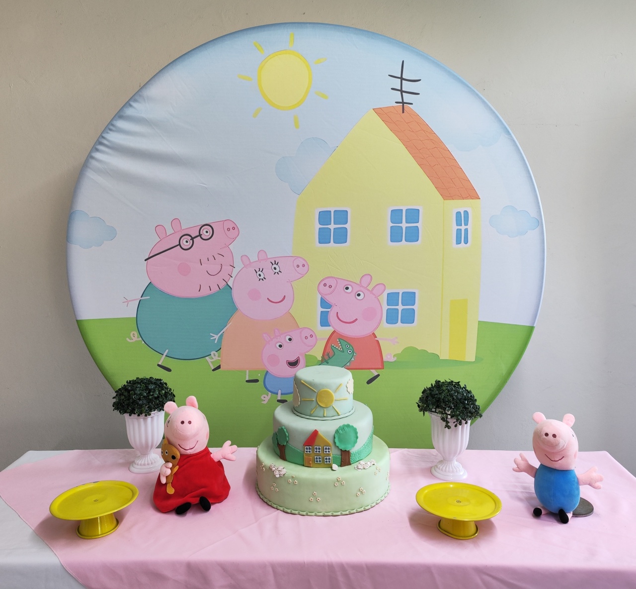 Kit Peppa E Familia Opção 1 - Elisete Festas Kit Pegue e Monte