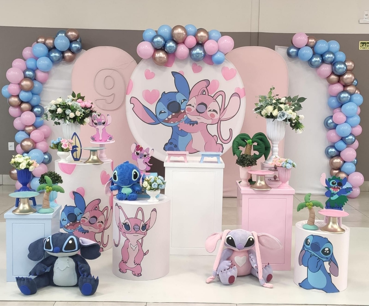 Montagem Stitch  4 - Elisete Festas Kit Pegue e Monte