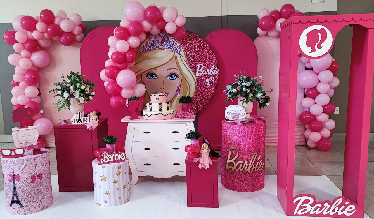 Montagem Barbie - Elisete Festas Kit Pegue e Monte