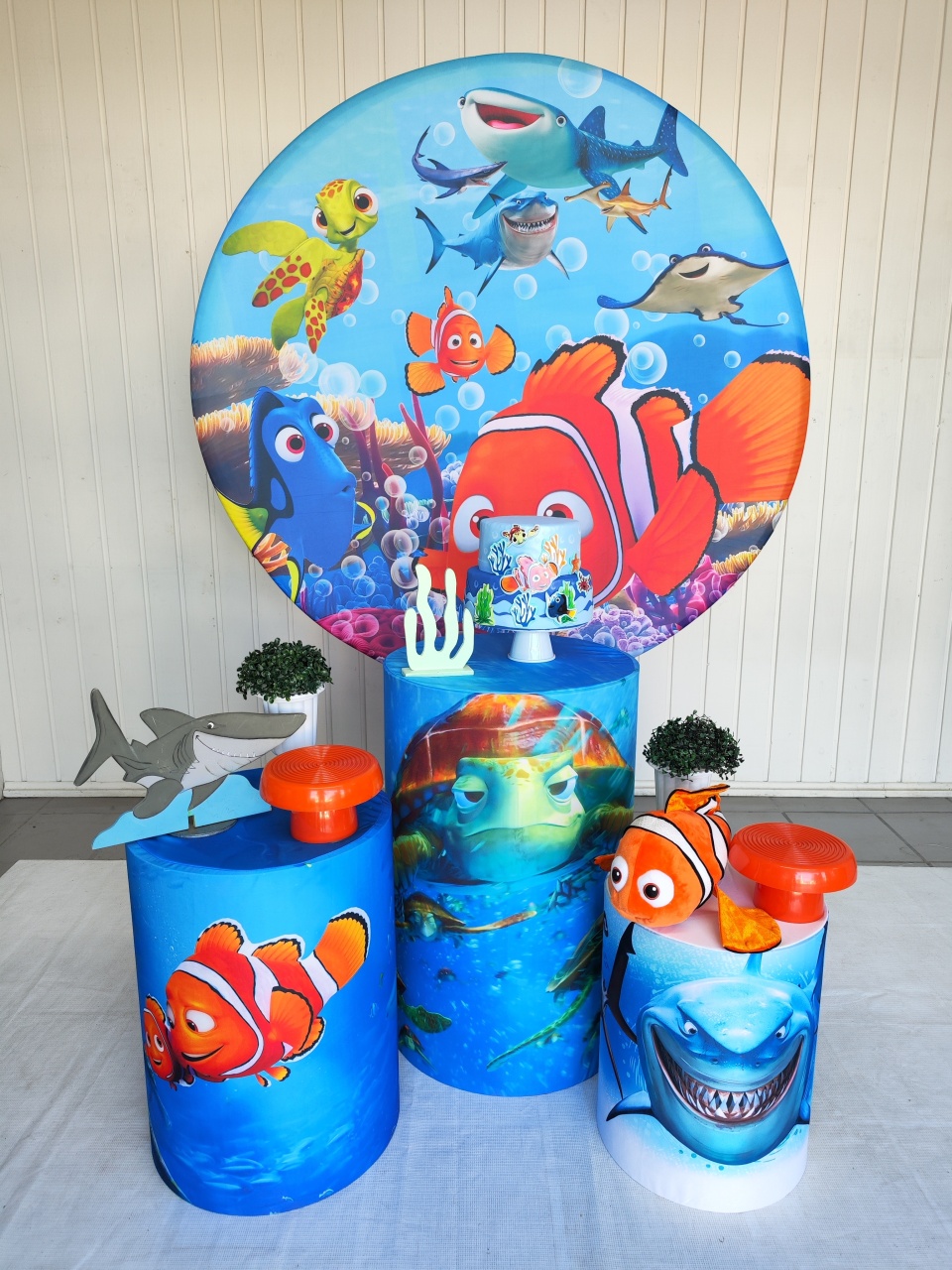 Kit Procurando O Nemo Opção 2 - Elisete Festas Kit Pegue e Monte