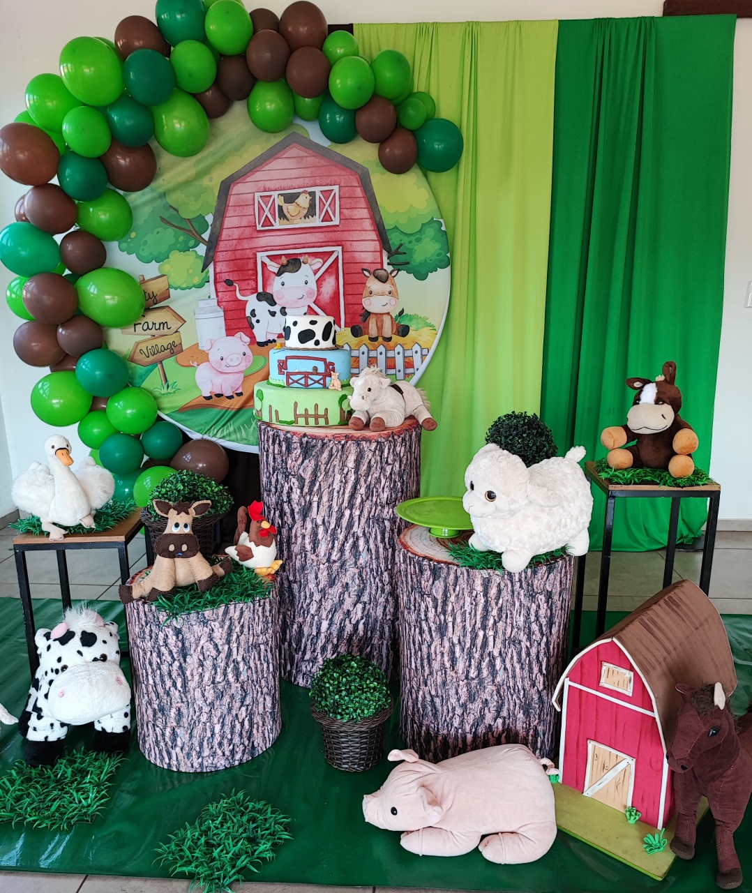 Montagem  Fazendinha 2 - Elisete Festas Kit Pegue e Monte