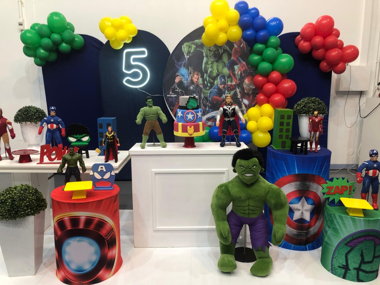 Montagem Vingadores  - Elisete Festas Kit Pegue e Monte