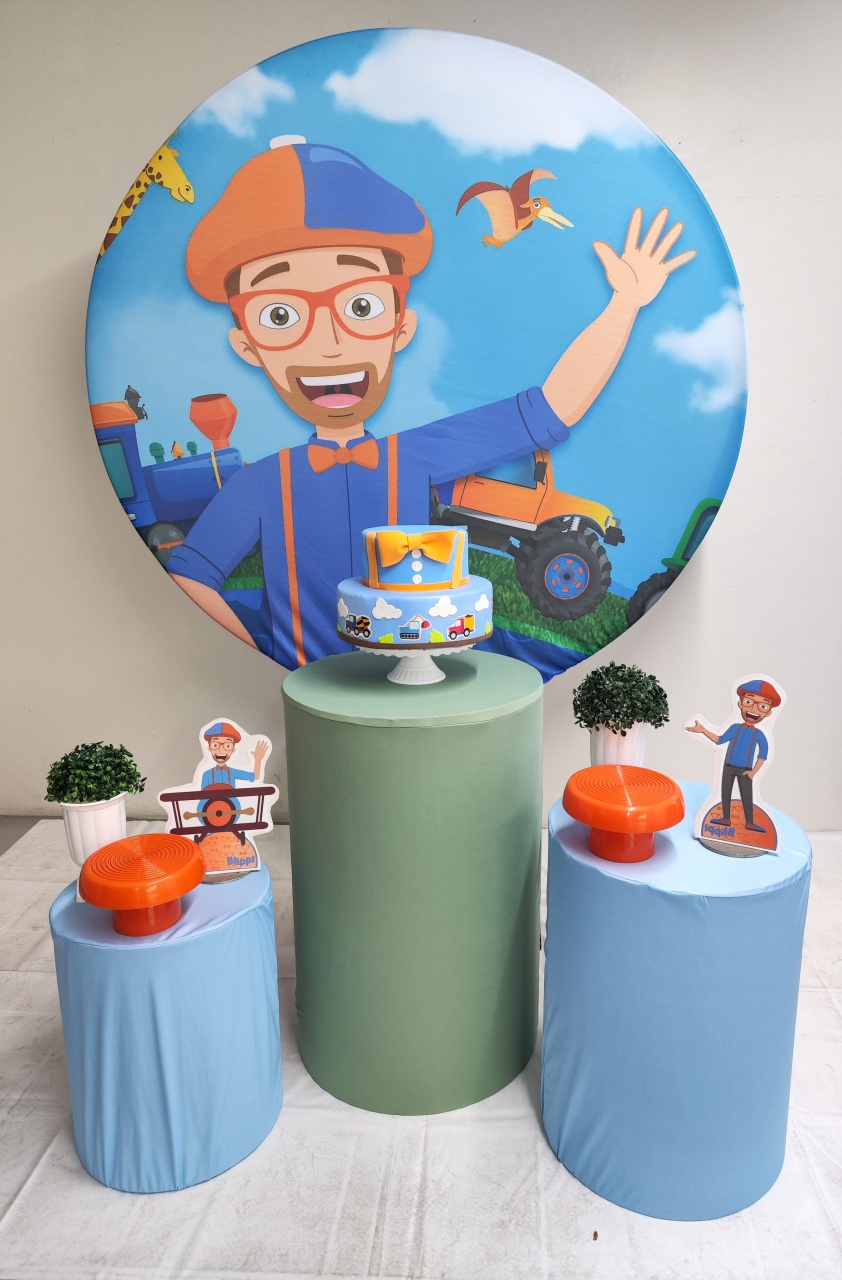 Kit Blippi Opção 2 - Elisete Festas Kit Pegue e Monte
