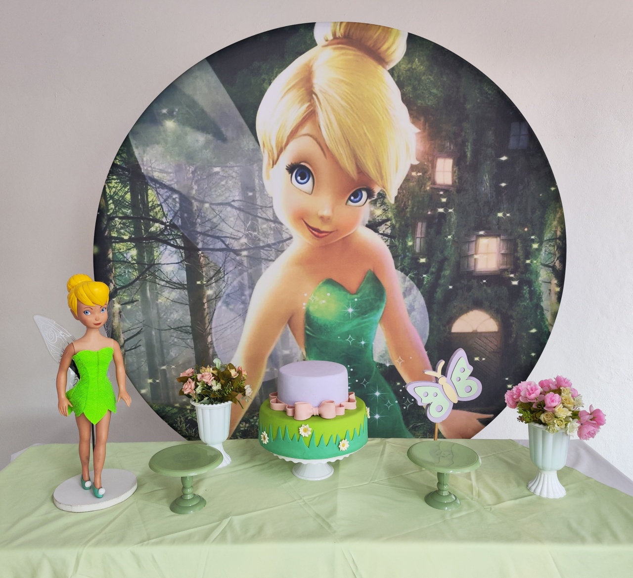 Kit Tinkerbell ( Fada Sininho) Opçao 1 - Elisete Festas Kit Pegue e Monte
