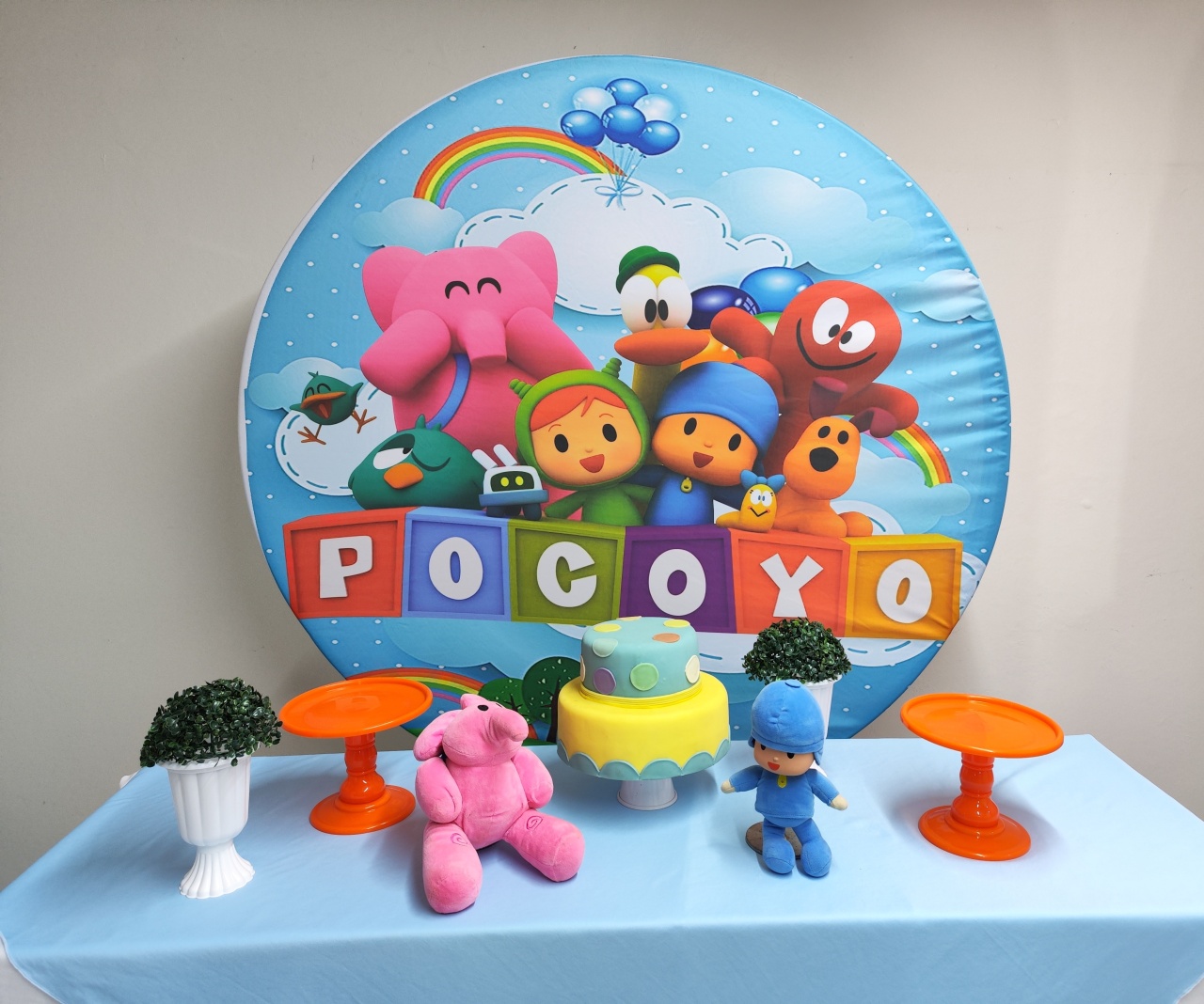 Kit Pocoyo Opção 1 - Elisete Festas Kit Pegue e Monte