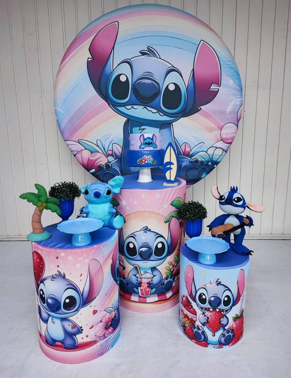 Kit Stitch Colorido - Opção 2 - Elisete Festas Kit Pegue e Monte