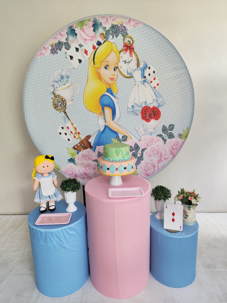 Kit Alice No País da Maravilhas Opção 2 - Elisete Festas Kit Pegue e Monte