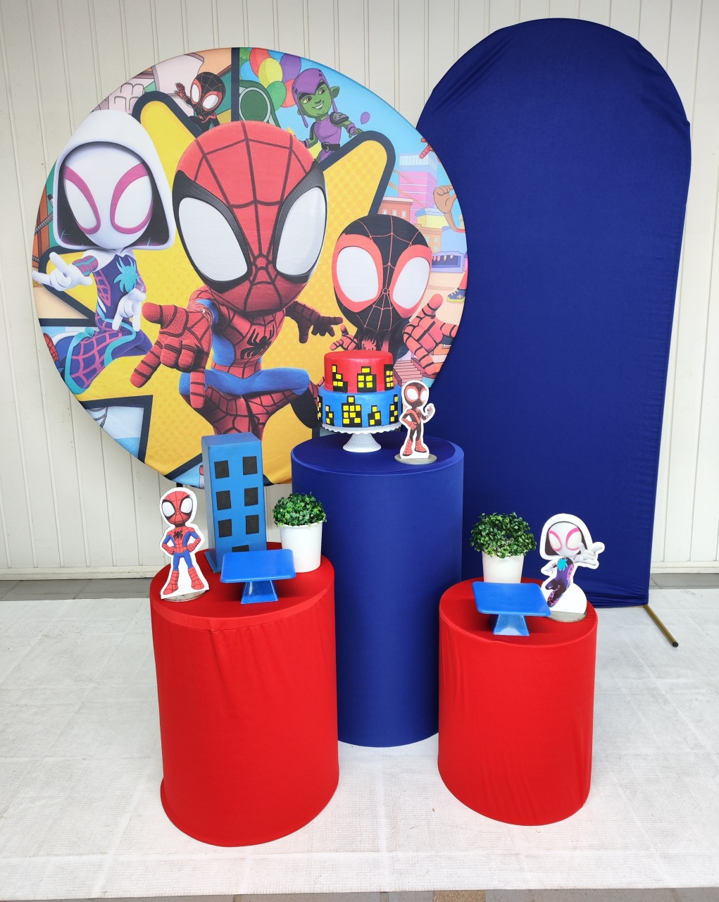 Kit Homem Aranha  Modelo 3 Opção Plus - Elisete Festas Kit Pegue e Monte