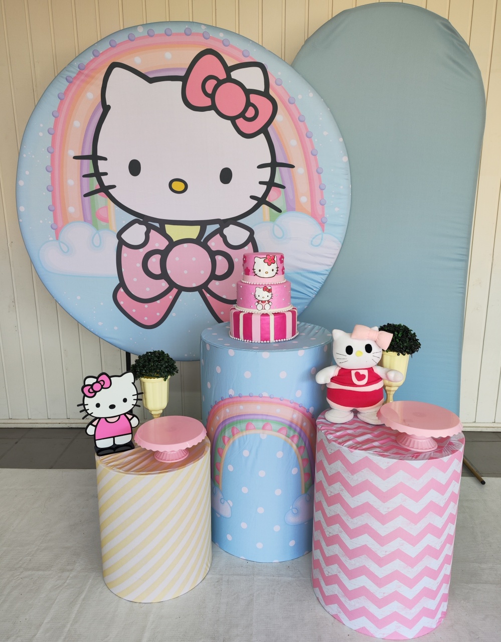 Kit Hello Kitty Opção Plus  - Elisete Festas Kit Pegue e Monte