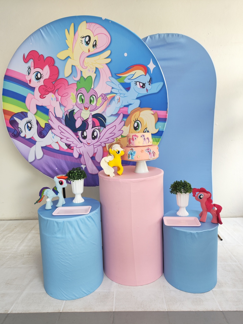 Kit My Lillo Poney Opção Plus  - Elisete Festas Kit Pegue e Monte