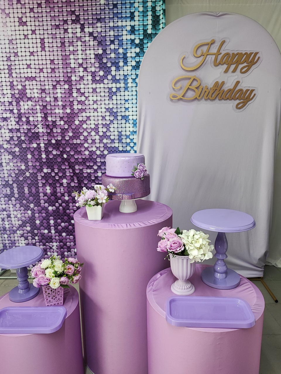 Kit Adulto Lilas ( Com Casadinho ) Modelo 3 - Elisete Festas Kit Pegue e Monte