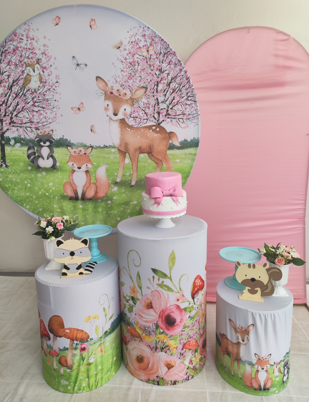 Kit Bosque Modelo 1 Opção Plus  - Elisete Festas Kit Pegue e Monte
