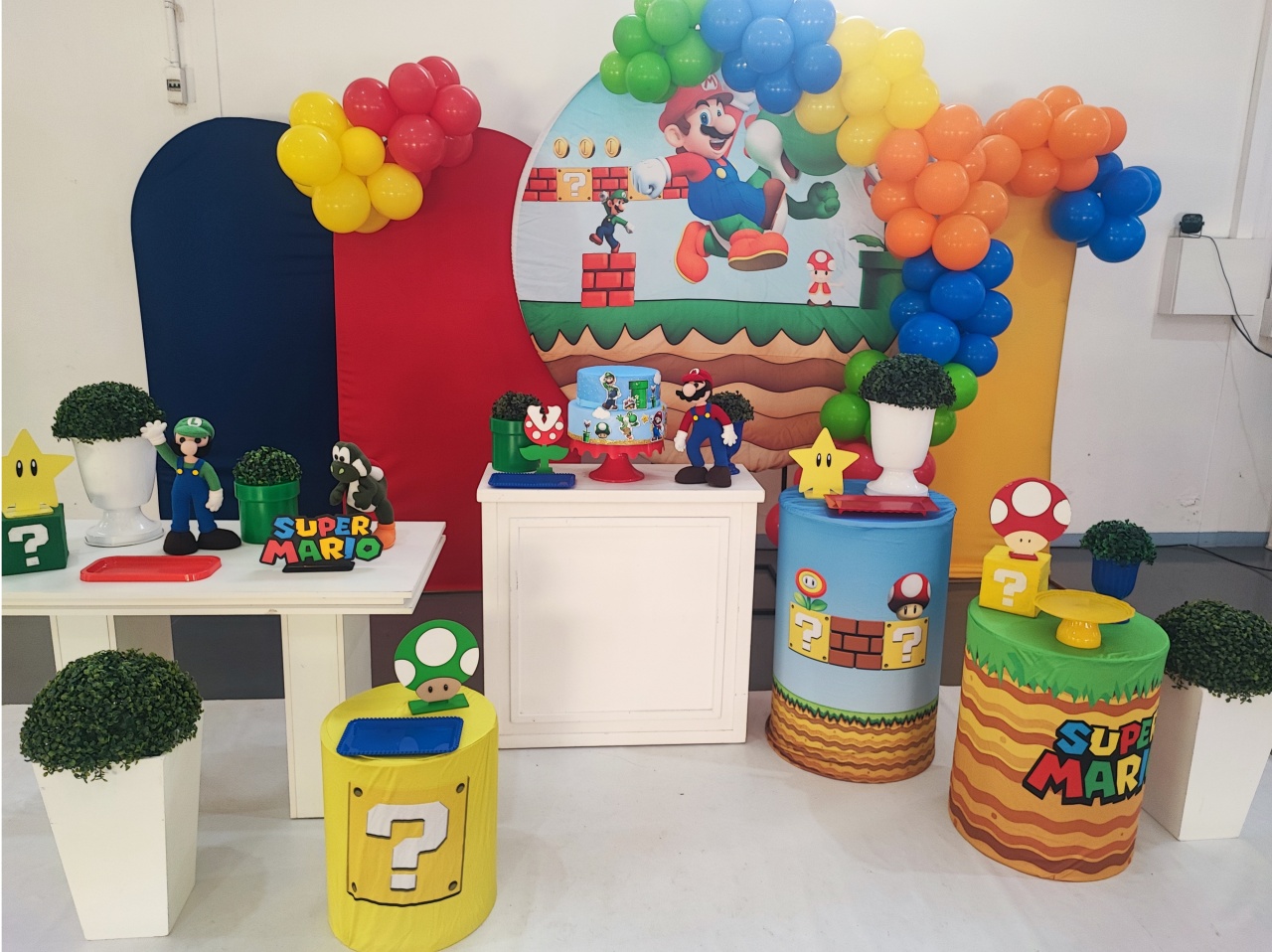 Montagem Super Mario 2 - Elisete Festas Kit Pegue e Monte