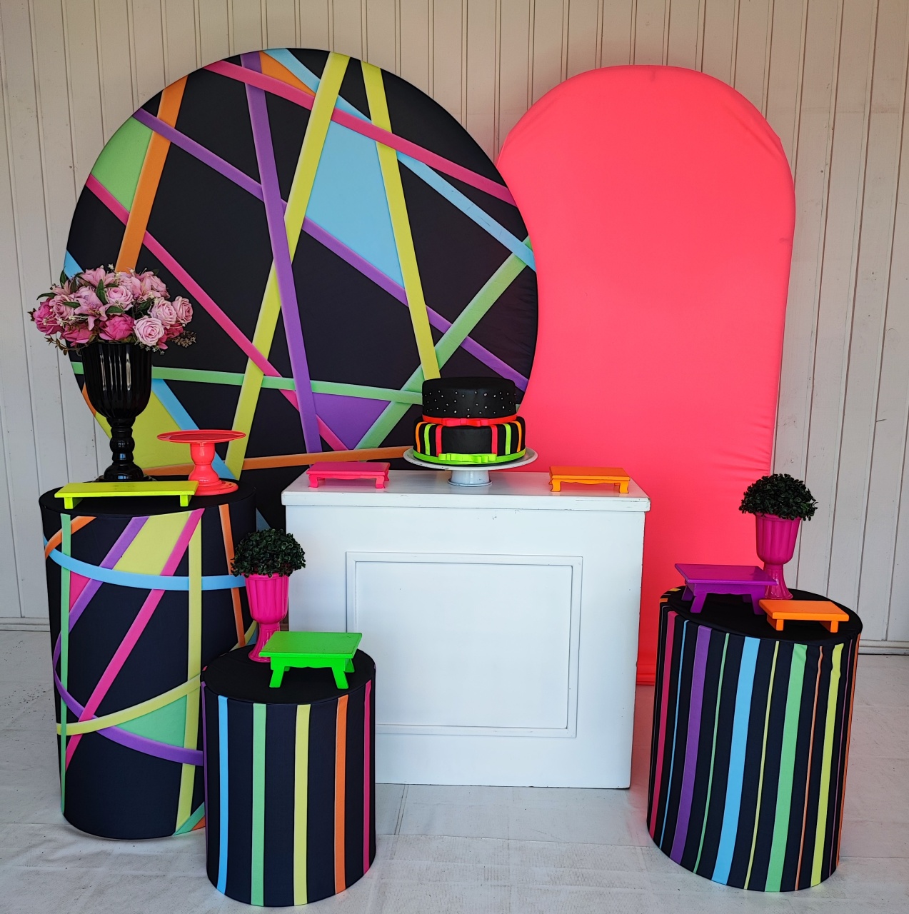 Kit Neon Tiras Opção Plus - Elisete Festas Kit Pegue e Monte