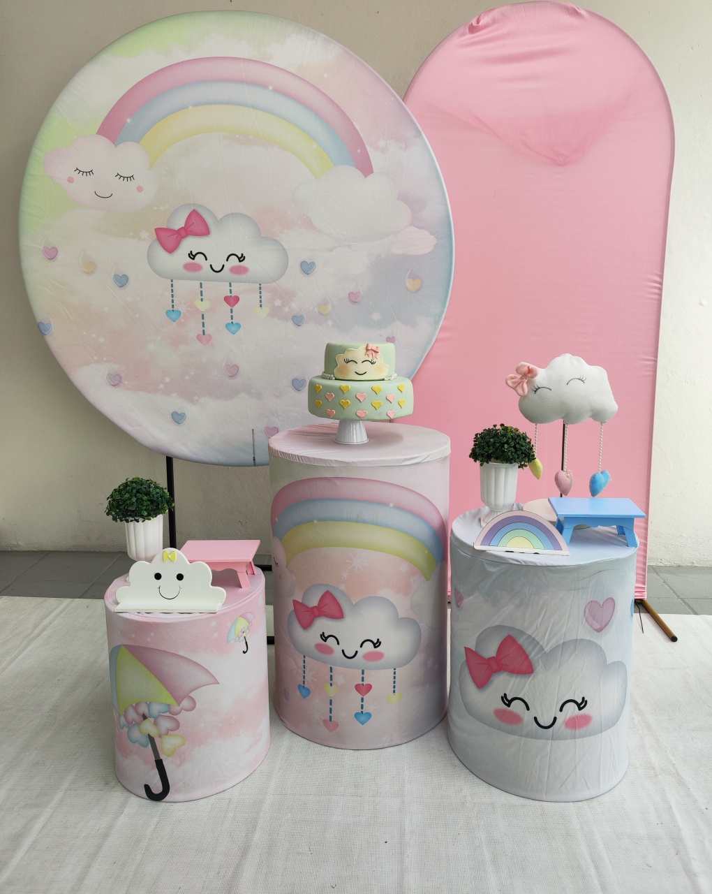 Kit Chuva de Bençãos Opção Plus  - Elisete Festas Kit Pegue e Monte