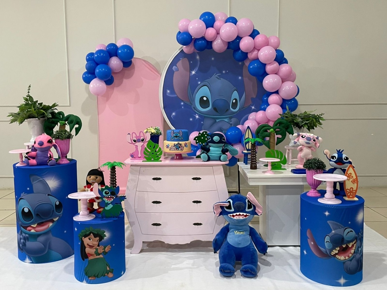 Stitch Montagem  - Elisete Festas Kit Pegue e Monte