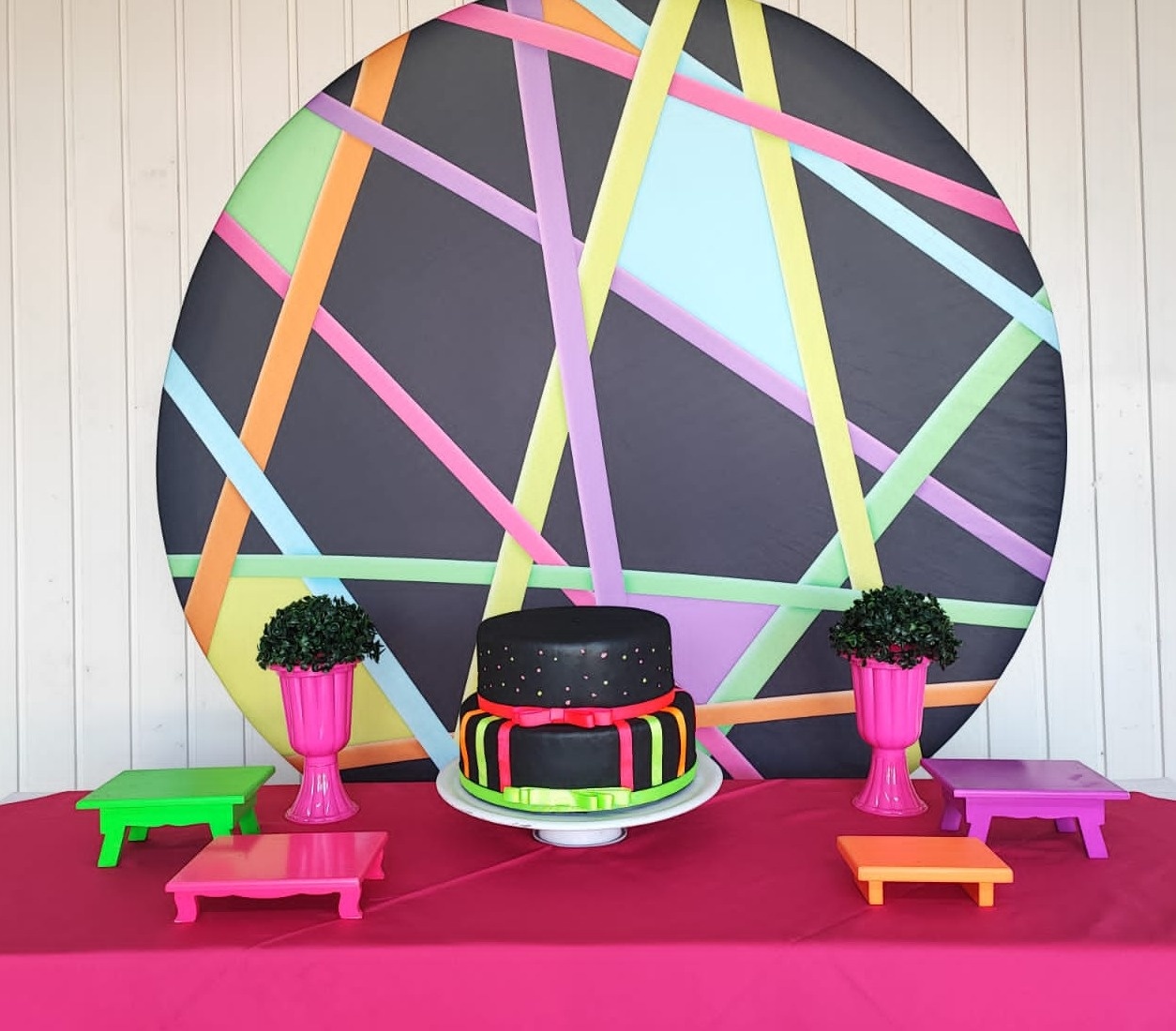 Kit Neon Tiras  (Opçao 1) - Elisete Festas Kit Pegue e Monte