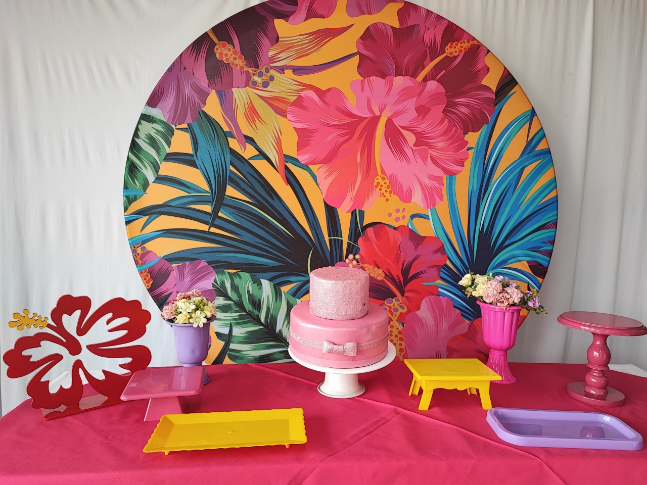 Kit  Adulto Tropical Opçao 1 - Elisete Festas Kit Pegue e Monte
