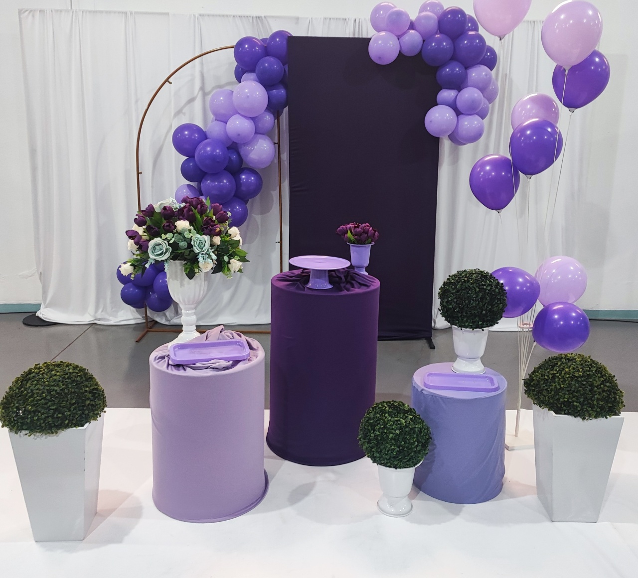 Montagem Lilas - Elisete Festas Kit Pegue e Monte
