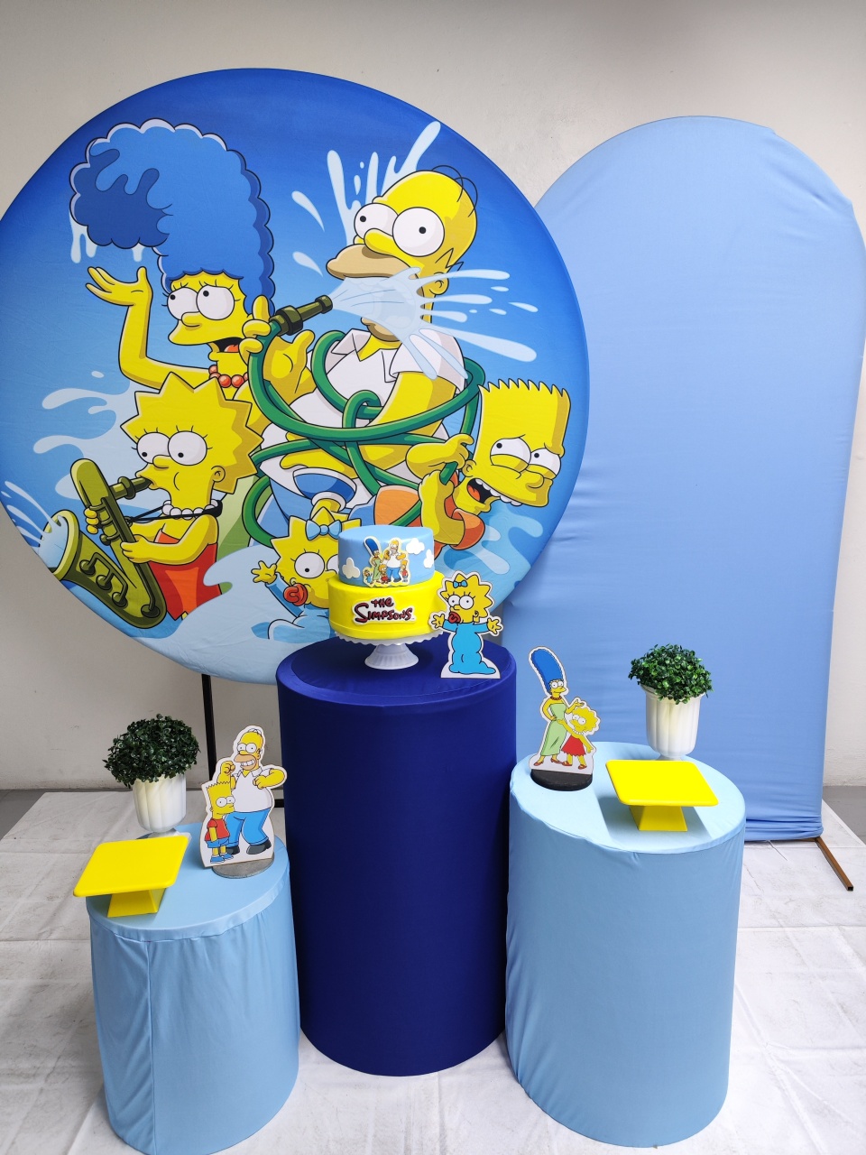 Kit Os Simpsons Opção Plus  - Elisete Festas Kit Pegue e Monte