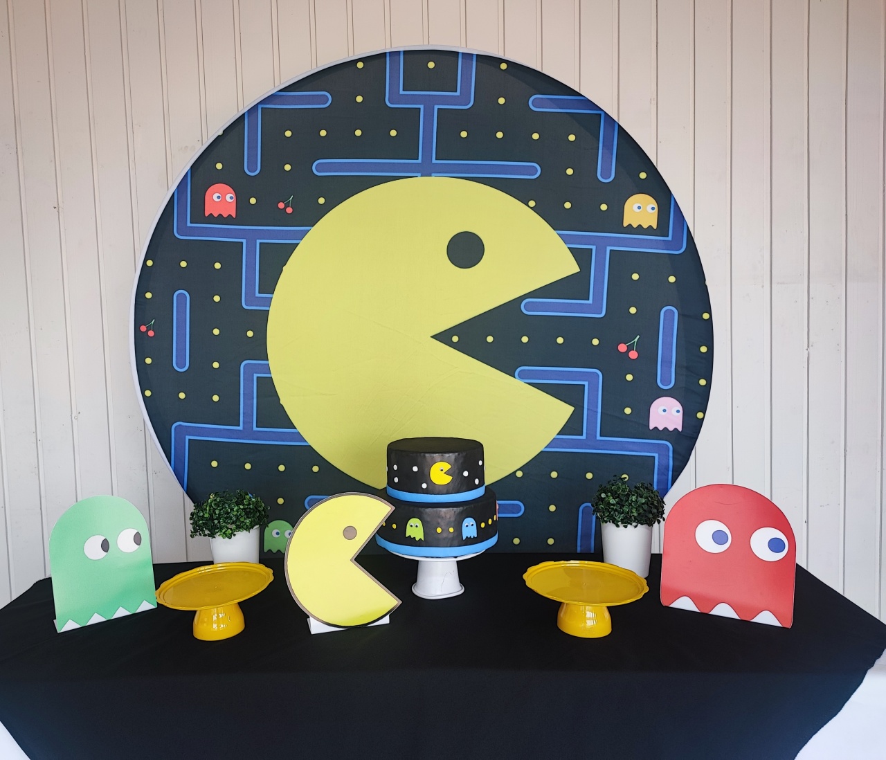 Kit Pac Man Opção 1 - Elisete Festas Kit Pegue e Monte