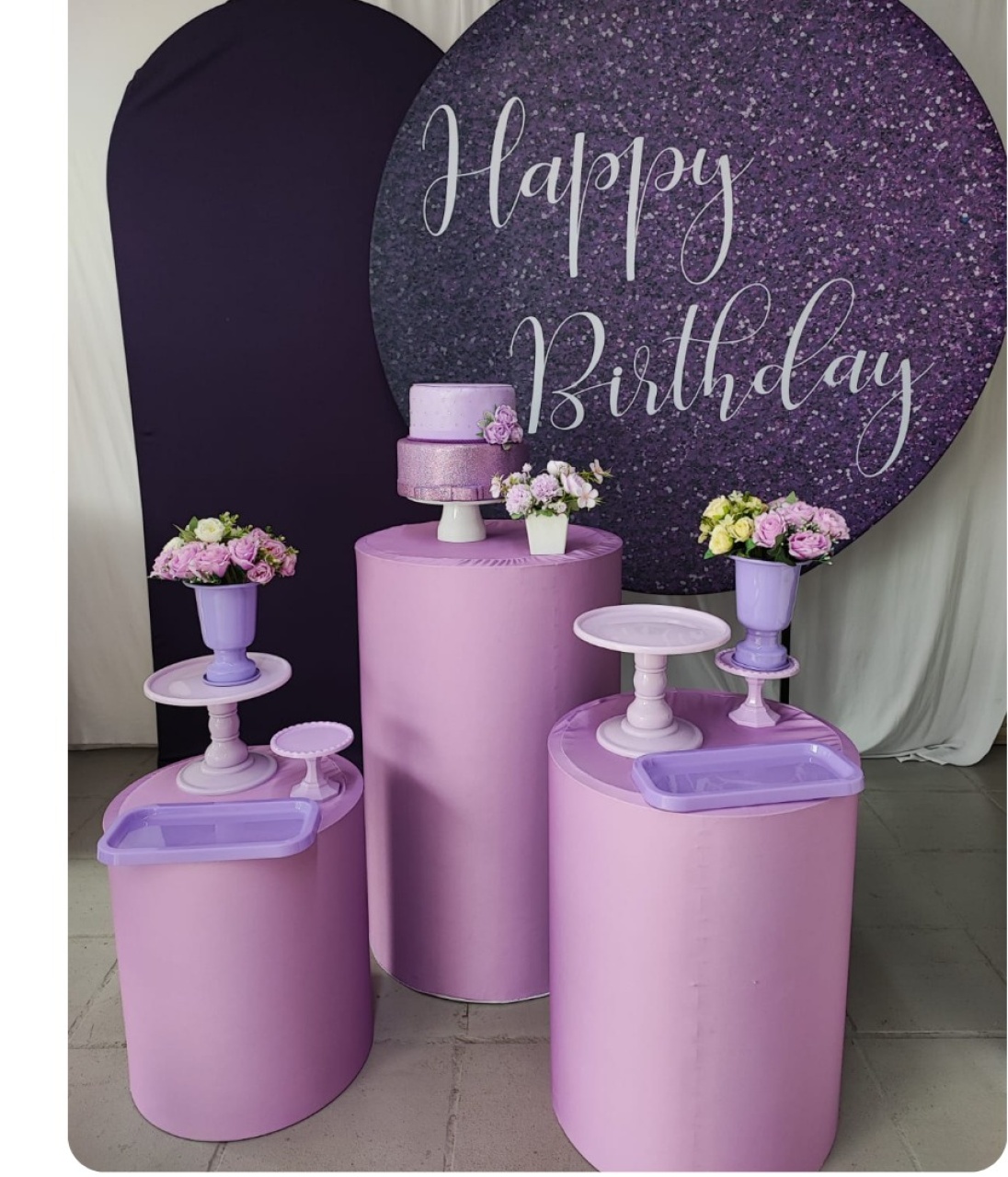 Kit Adulto Happy Lilás Com Casadinho  - Elisete Festas Kit Pegue e Monte