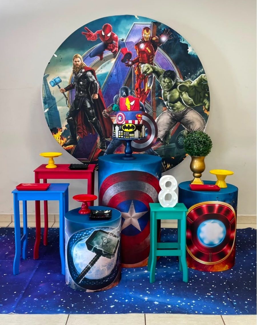 Kit Vingadores 2.0 - Cantinho Da Alegria Festas