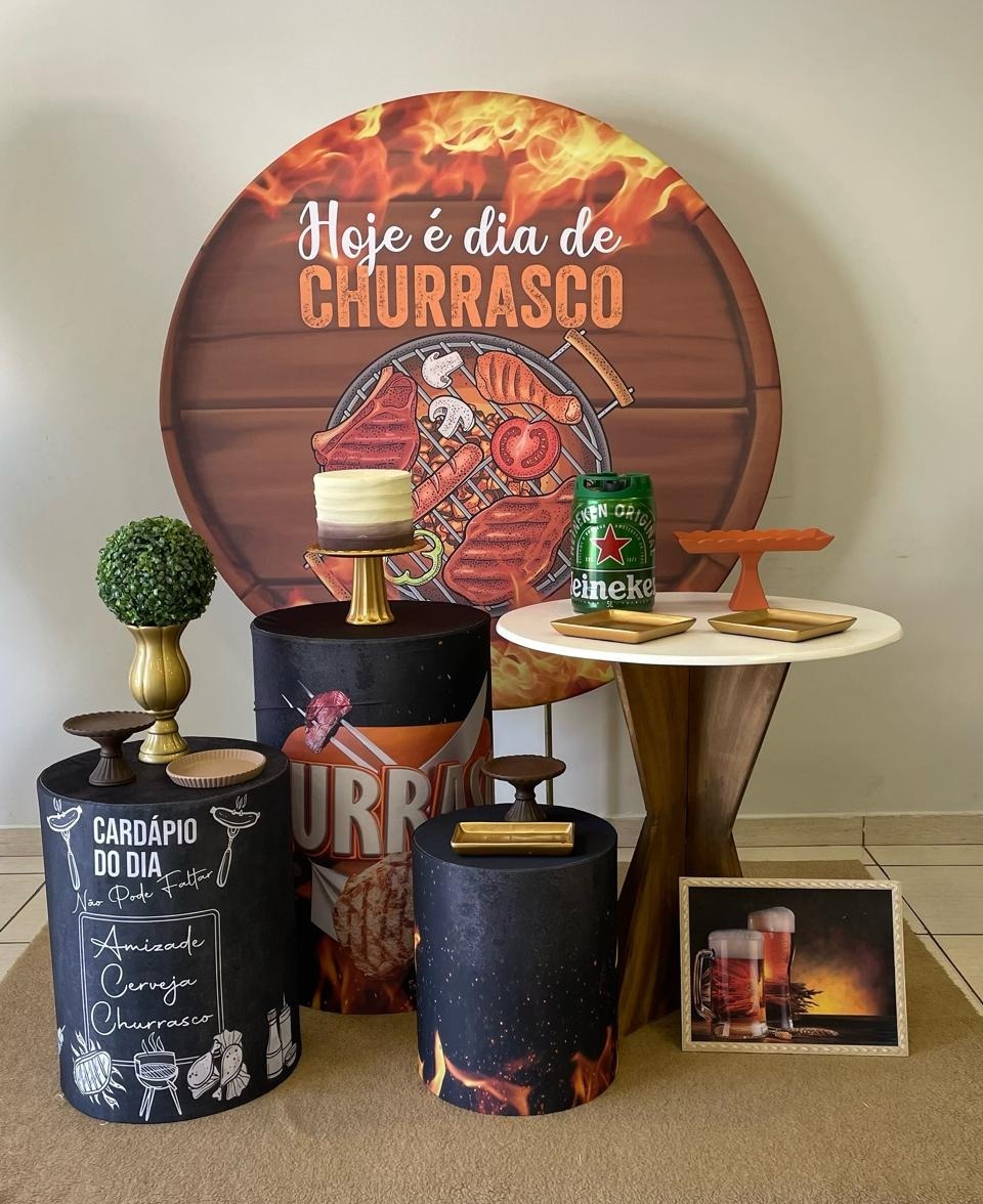 Kit Churrasco 2.0 Com Balões de Brinde - Cantinho Da Alegria Festas